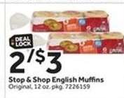 Stop & Shop English Muffins