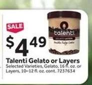 Talenti Gelato or Layers