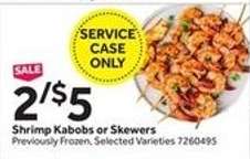 Shrimp Kabobs or Skewers