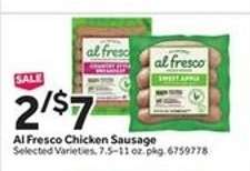 Al Fresco Chicken Sausage