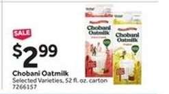 Chobani Oatmilk