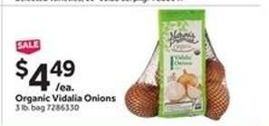Organic Vidalia Onions
