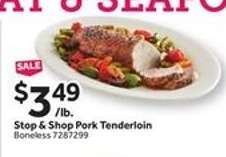 Stop & Shop Pork Tenderloin
