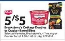 Breakstone's Cottage Doubles or Cracker Barrel Bites