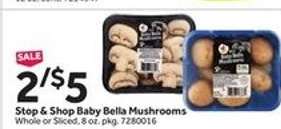 Stop & Shop Baby Bella Mushrooms