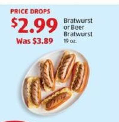 Bratwurst or Beer Bratwurst