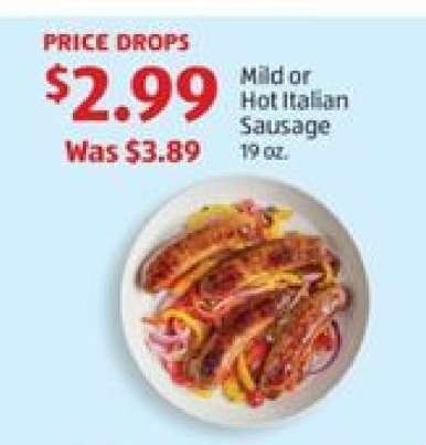 Mild or Hot Italian Sausage