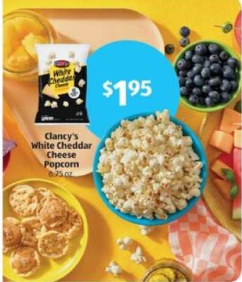 Clancy's White Cheddar Cheese Popcorn