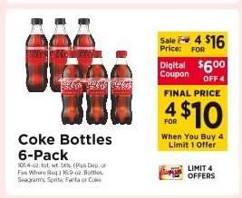 Coke Bottles 6-Pack