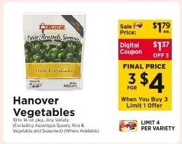 Hanover Vegetables