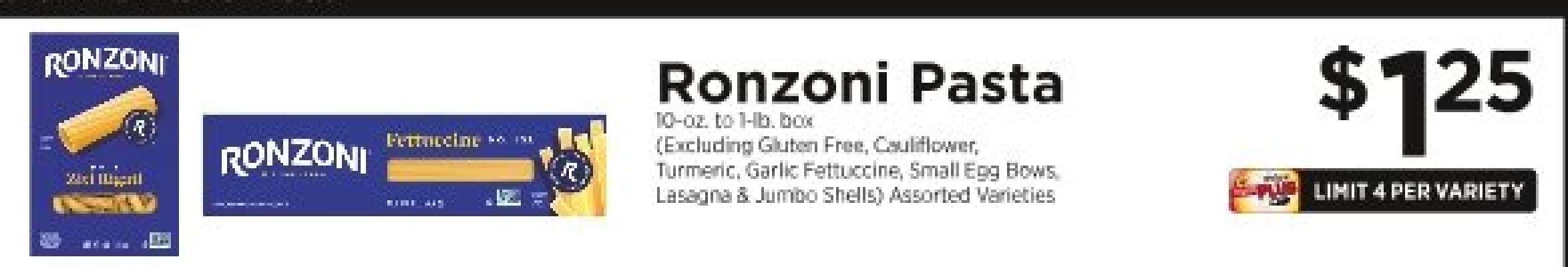 Ronzoni Pasta