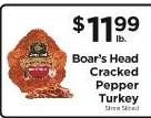 Boar's Head Cracked Pepper Turkey