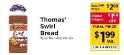 Thomas' Swirl Bread