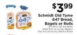 Schmidt Old Tyme 647 Bread, Bagels or Rolls