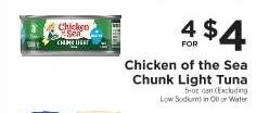 Chicken Of The Sea Chunk Light Tuna