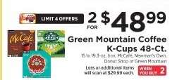 Green Mountain Coffee K-Cups 48-Ct.