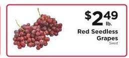 Red Seedless Grapes