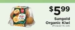 Sungold Organic Kiwi