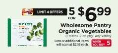 Wholesome Pantry Organic Vegetables