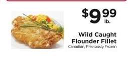 Wild Caught Flounder Fillet