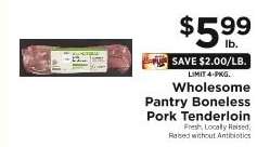 Wholesome Pantry Boneless Pork Tenderloin