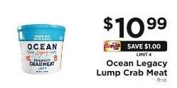 Ocean Legacy Lump Crab Meat