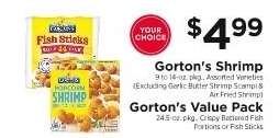 Gorton's Shrimp or Gorton's Value Pack
