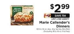 Marie Callender's Dinners