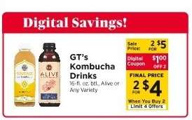GT's Kombucha Drinks