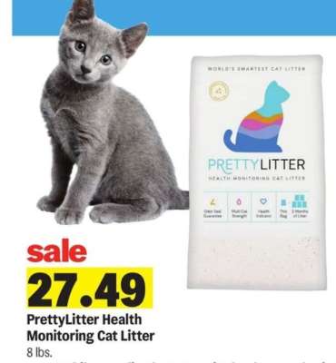 PrettyLitter Health Monitoring Cat Litter
