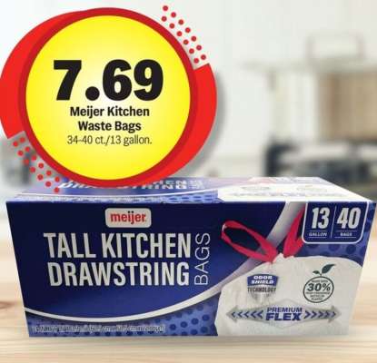 Meijer Kitchen Waste Bags