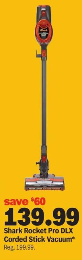 Shark Rocket Pro DLX Corded Stick Vacuum*