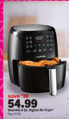 Gourmia 6 Qt. Digital Air Fryer*