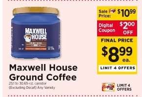 Maxwell House Ground Coffee*