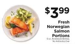 Fresh Norwegian Salmon Portions