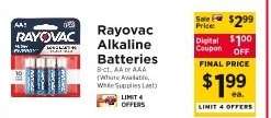 Rayovac Alkaline Batteries