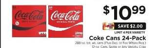Coke Cans 24-Pack