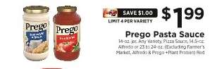 Prego Pasta Sauce