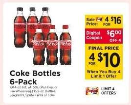Coke Bottles 6-Pack