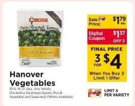 Hanover Vegetables
