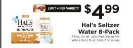 Hal’s Seltzer Water 8-Pack