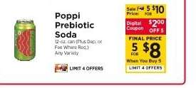 Poppi Prebiotic Soda*