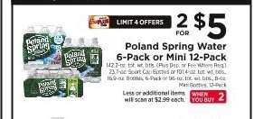 Poland Spring Water 6-Pack or Mini 12-Pack