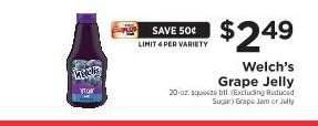Welch’s grape jelly