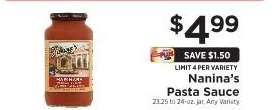 Nanina's Pasta Sauce
