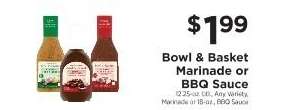 Bowl & Basket Marinade or BBQ Sauce