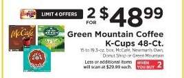 Green Mountain Coffee K-Cups 48-Ct.