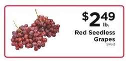 Red Seedless Grapes