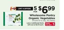 Wholesome Pantry Organic Vegetables