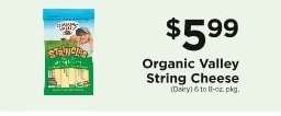 Organic Valley String Cheese